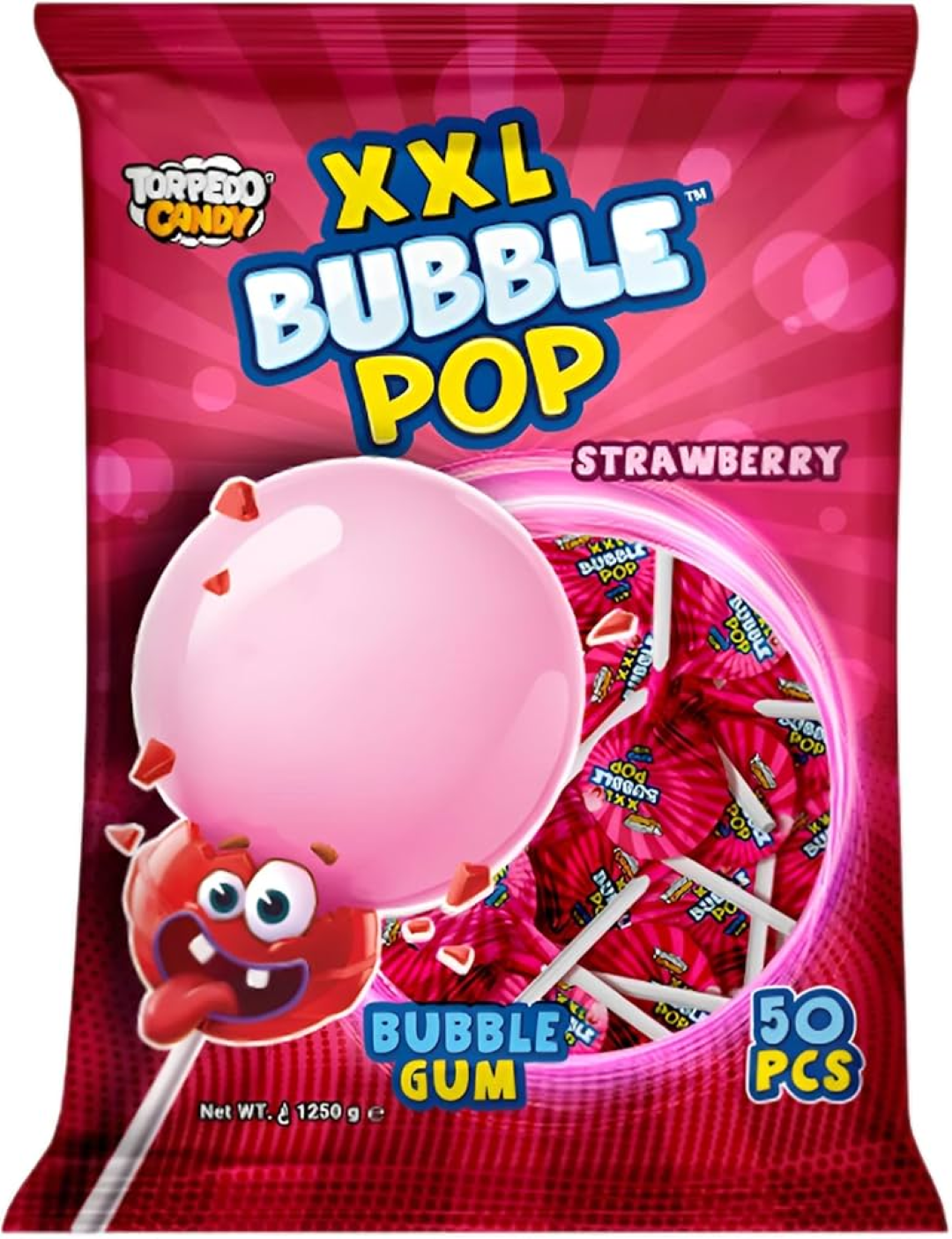 TORPEDO TOYS DINO STRAWBERRY FLAV CANDY 5G